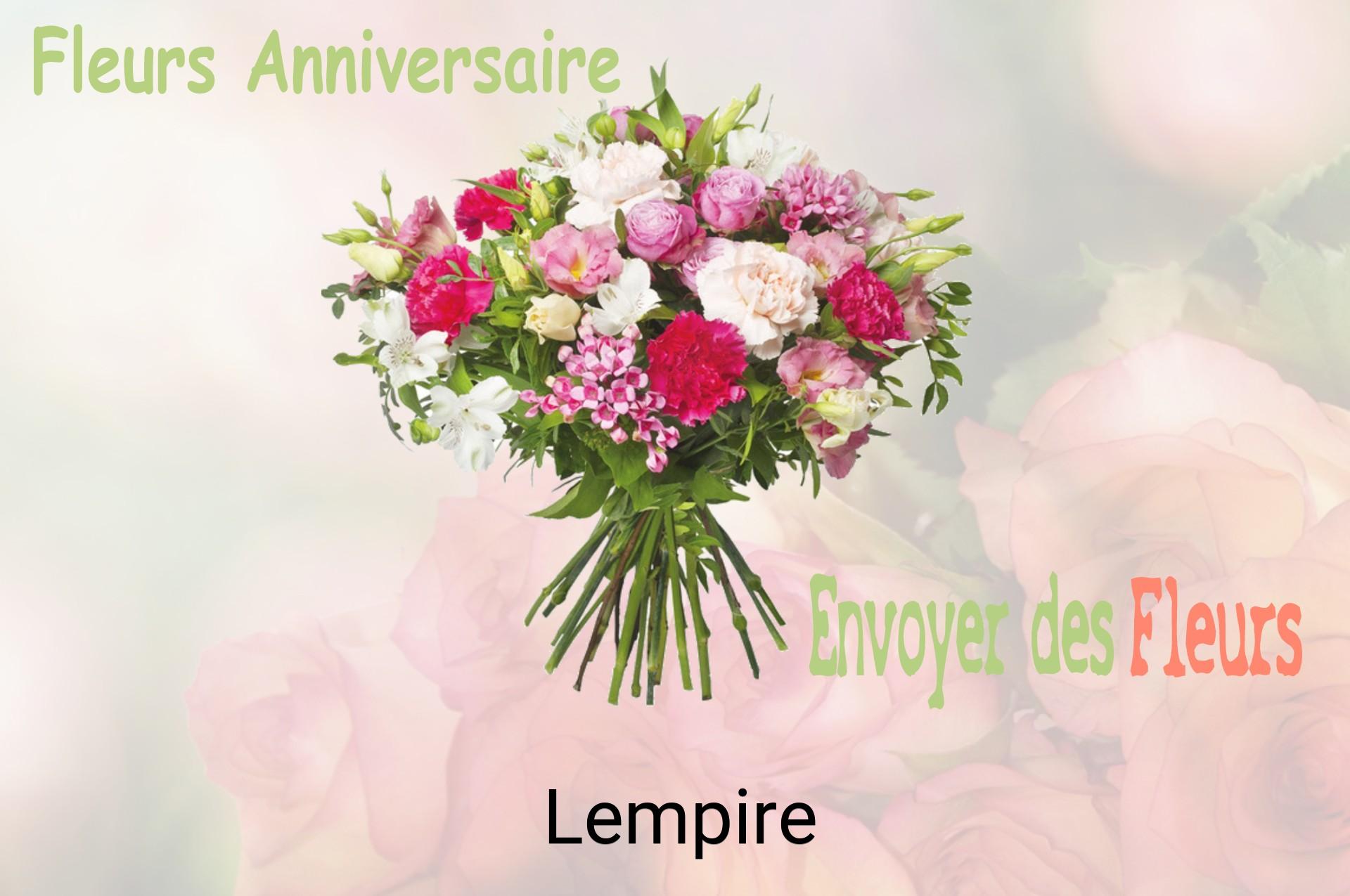 Bouquet de fleurs d’anniversaire livré à Lempire