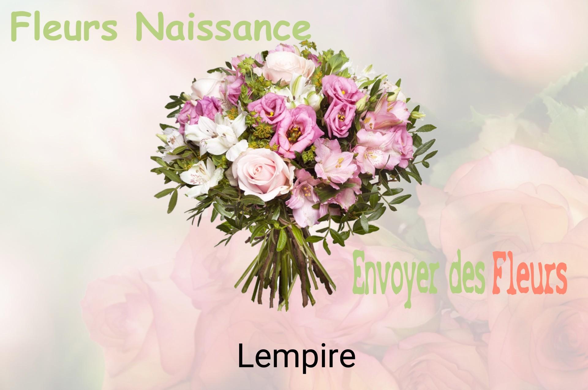 Bouquet de fleurs de naissance livré à Lempire
